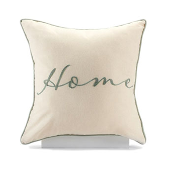 Cream HOME Square Pillow
