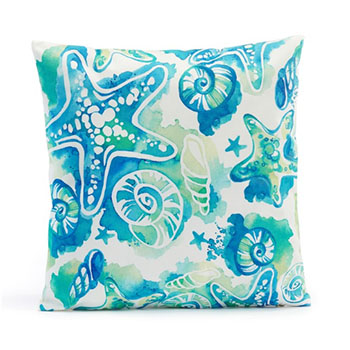 Starfish Outdoor Pillow