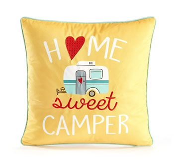 Home Sweet Camper Pillow
