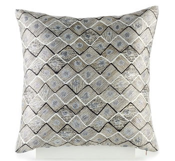 Metallic Grey Pillow