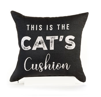 Black Pillow Cat's Cushion