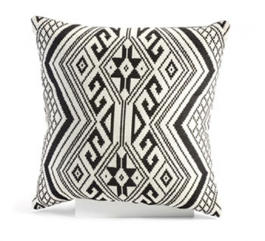 B&W Geometric Pillow