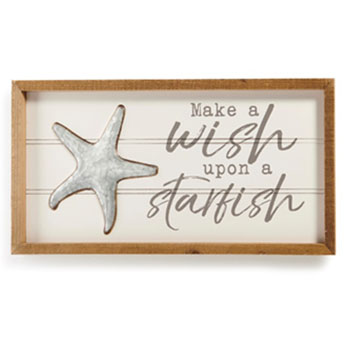 Starfish Wall Sign