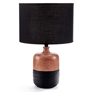 Brown & Black Table Lamp