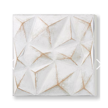 Abstract White Wall Decor