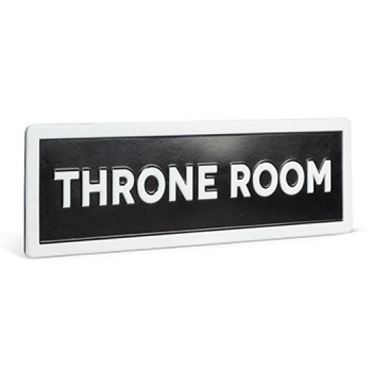 THRONE ROOM Sign