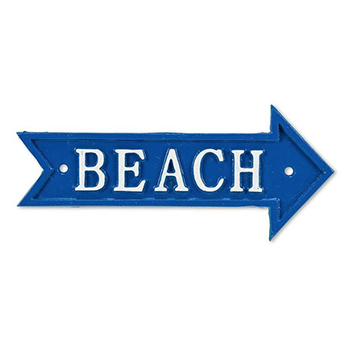 BEACH Arrow Sign