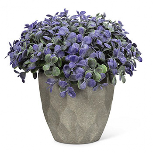 Purple Leafdrop Plant Pot