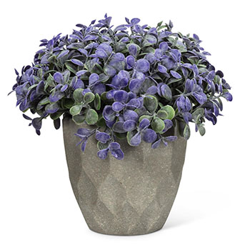 Purple Leafdrop Plant Pot