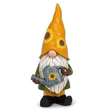 Garden Gnome with Sunflower