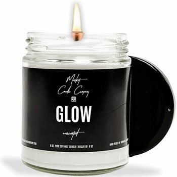 GLOW Unscented Soy Candle